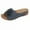 Navy, variant on THDHVS Womens Wedge Sandals,Comfortable Sandals for Women,Fashion Women Casual Round Head Comfy Slippers Beach Casual Slipsole Shoes Brown 5.5