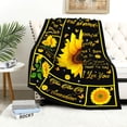 thumbnail image 2 of Gifts for Grandma Blanket Best Grandma Ever Throw Blankets Sunflower Grandmother Nana Gifts Grandparents Gifts Mother''s Day Birthday Gifts from Grandchildren Grandkids 60"X50", 2 of 6