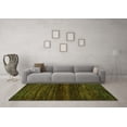 thumbnail image 3 of Ahgly Company Indoor Square Abstract Green Modern Area Rugs, 6' Square, 3 of 4