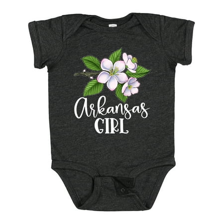 

Inktastic Arkansas Girl Apple Blossoms Gift Baby Girl Bodysuit