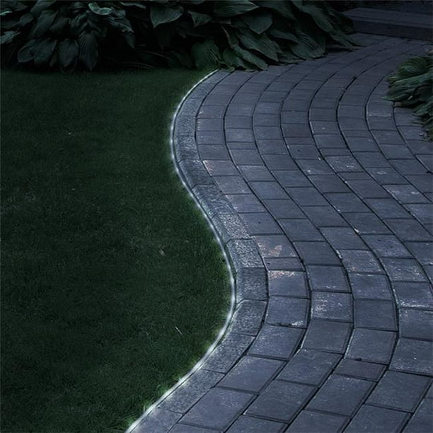 Pure Garden Solar LED Rope Light, 32', 100 White LED Lights Walmart