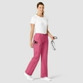 thumbnail image 3 of Wink WonderFLEX Grace - Women's Flare Leg Cargo Scrub Pant, Papaya, XS, 3 of 7