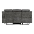 thumbnail image 4 of Pemberly Row Microfiber Double Reclining Sofa in Brownish gray, 4 of 7