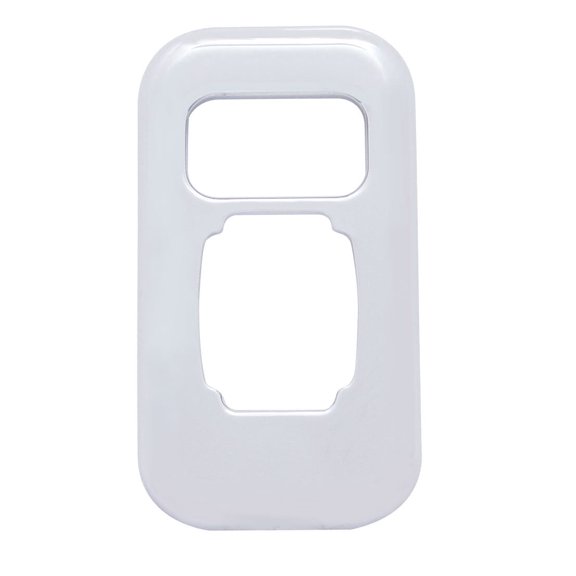 Chrome Plastic Dimmer Switch Trim compatible with Peterbilt 379, 389, 388, 387, 386, 384