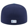 thumbnail image 4 of Men's New Era Navy/Light Blue New York Yankees Color Pack 2-Tone 59FIFTY Fitted Hat, 4 of 6