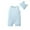 Light Blue, variant on QHFBli Infant Newborn Baby Boys Girls Cotton Linen Romper Summer Jumpsuit Sleeveless Overalls Clothing Set