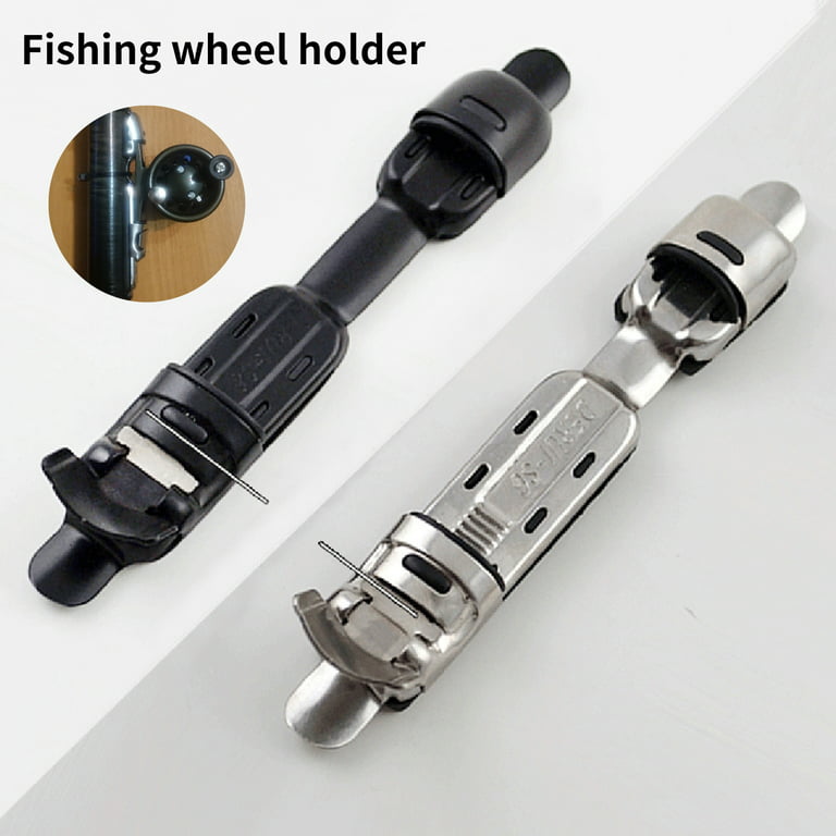 Stainless Steel Fishing Reel Seat Deck Plate Type Reel Seat Clip Rubber Pad  Fishing Rod Protect Fitted Adjustable Fishing Vessel Deck