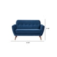 thumbnail image 2 of A&D Home Oakland Loveseat, Velvet Blue, 2 of 10