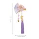 thumbnail image 3 of 2 unids Forma de ventilador Peluquería Tassel Horquillero Mujer CLIP CLÍN PELIGHT HORAPINA DE ESTILO JAPONIO, 3 of 6
