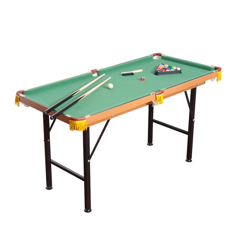 Folding Miniature Billiards Mini Pool Table w Cues and Balls