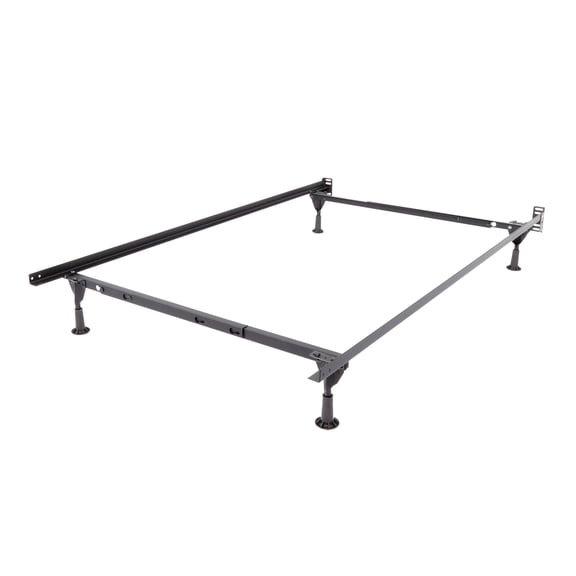 Metal Bed Frame for Box Spring and Mattress, Adjusts and can fit Twin and Full Sizes