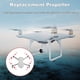 thumbnail image 5 of 1 par de hélices de bajo ruido blancas con rayas para DJI Mavic Mini 2 repuestos Ndcxsfigh Para estrenar, 5 of 8