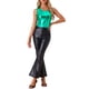 thumbnail image 2 of INSPIRAR CHIC Top de Tirantes Metálico para Mujeres Fiesta de Halloween Brillante Sparkly Holográfico Cami Top M Verde Oscuro, 2 of 6