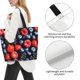 thumbnail image 3 of Disketp Variety Of Fruits And Berries Bolsa Tote Estampada para Mujer, Bolso de Hombro y de Mano para Compras y Viajes, 3 of 8