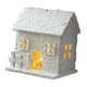 thumbnail image 2 of Figura de casa de pueblo de nieve navideña para construir árboles de Navidad de oficina y Año Nuevo Estilo D, 2 of 9