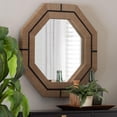 thumbnail image 4 of bali & pari Mirai Bohemian Woven Grasscloth Octagon Accent Mirror, 4 of 5