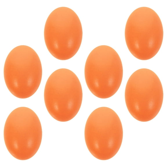 Hytrove Decorative Eggs Chocolate 8Pcs 2.4x1.8in