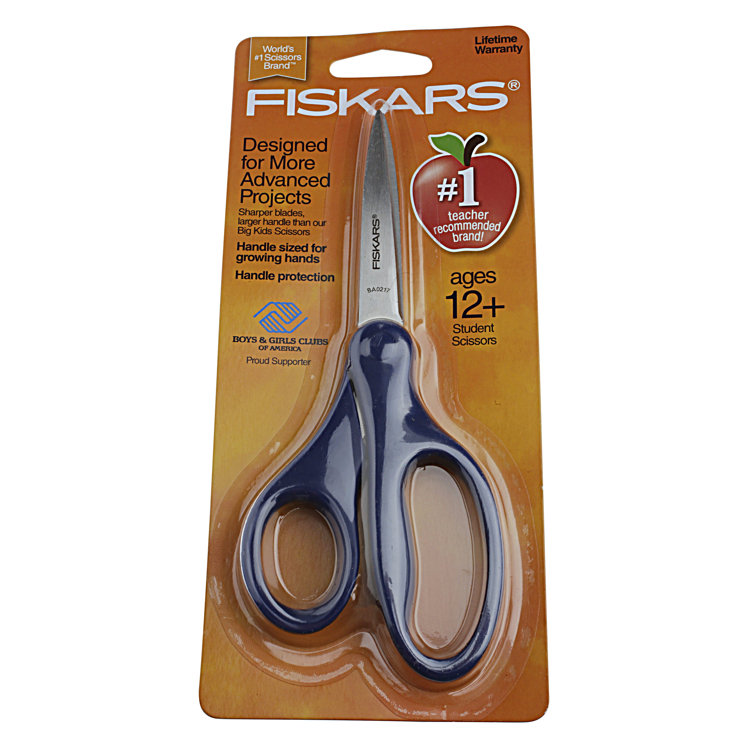 Fiskars Students 7.1 Stainless Steel Kid's Scissors, Sharp Tip, Assorted  Colors (9458 7097)
