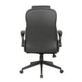 thumbnail image 5 of Boss Office Products High Back Flip Arm Vinyl Executive Chair in Black, 5 of 9