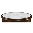 thumbnail image 2 of Convenience Concepts American Heritage Baldwin 1 Drawer End Table with Shelf, White Faux Marble Top, Espresso Frame, 2 of 5