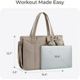 thumbnail image 3 of Lightweight Crush Bow Tote Bag for Women, Handbags For Women, Stylish for Commuting, Beach, Travel & Shopping, 3 of 8