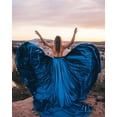 thumbnail image 6 of Unique Flying Dresses Photoshoot Dress | Flowy Dress | Satin Dress | Long Flying Dress | Flying Dress for Photoshoot| Long Train Dress |Women's Handmade Flying Dresses, 6 of 8