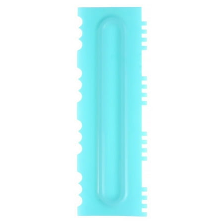 

Yihaifu Cake Edge Smoother Comb Cake Decorating Edge Cre Scraper edge smoother cake edge PP Plastic Spatula Baking Tool