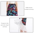 thumbnail image 2 of Graffiti Chic Chiffon Beach Dresses - Women's Summer Dresses for the Beach, 2 of 6