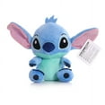 thumbnail image 3 of Figura de peluche de Stitch azul y rosa de Disney, juguete de anime Lilo y Stitch de 20 cm, juguete de costura de Stitch, mochila escolar para niños, regalo de cumpleaños, 3 of 4
