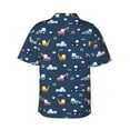 thumbnail image 3 of Fotbe Modern Modern Excavator Hawaiian Shirt for Men Unisex Summer Beach Casual Short Sleeve Cotton Linen Button Down Shirts-Small, 3 of 9