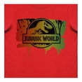 thumbnail image 2 of Playera Para Niño Jurassic World Jurassic World Cuello Redondo Manga Corta Talla 4 Rojo, 2 of 2