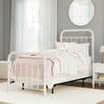 thumbnail image 6 of Hillsdale Furniture Kirkwood Classic Metal Twin Bed with Frame, Soft White, 6 of 16