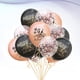 thumbnail image 4 of 15 piezas Feliz Año Nuevo Globos Set Globos de látex Decoración de fiesta Impresión Confeti Fondo decorativo Adornos Artículos de fiesta, 4 of 5