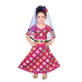 thumbnail image 5 of Ahhaaaa Girls Cotton Radha Dress Lehenga-Choli Chania Choli with Dupatta Set, 5 of 15