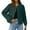 Army Green, variant on Womens Jackets Patchwork Loose Sleeve Turndown Collar Casual Outerwear Lightweight Fall Fashion Button Down Coats