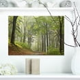 thumbnail image 1 of Sentier Forestier de Plage Verte - Impression d'Art Photo Paysage sur Toile, 1 of 3