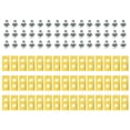 thumbnail image 1 of Cuchilla Cortacésped Ndcxsfigh Acero Inoxidable 45 Uds. para Cortacésped Worx Landroid dorado, 1 of 9