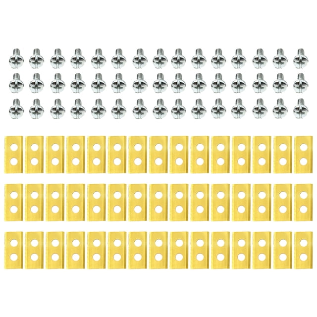 Cuchilla Cortacésped Ndcxsfigh Acero Inoxidable 45 Uds. para Cortacésped Worx Landroid dorado