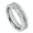 Gray, variant on High Polish Tungsten Black Carbon Fiber Center Beveled Edge Ring Size 12.5