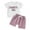 Light Purple S39 SET TWO PIECE, variant on HUCOAE Ropa Para Bebe De 6 A 9 Meses NiñO Summer Outfits Toddler Baby Boy Summer Clothes Funny T Shirt Elastic Waist Pockets Shorts Set 2 Piece Outfit 2-3 Years