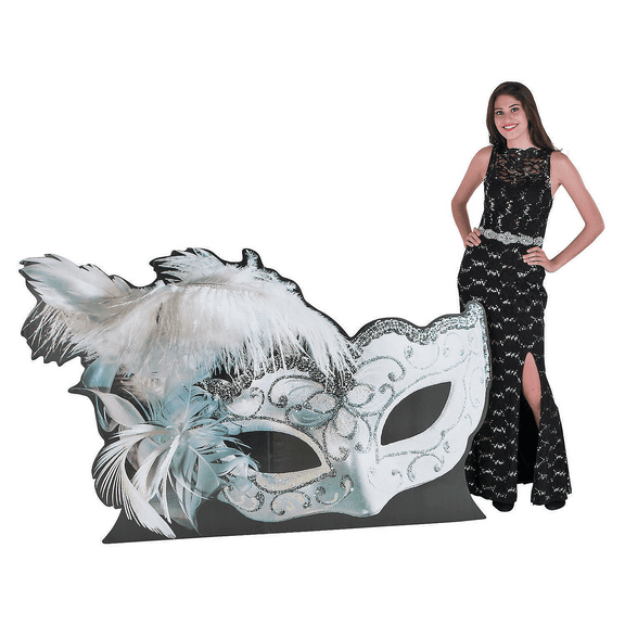Masquerade Ball Mask Stand Up 1 - Party Decor - 1 Piece