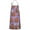 Purple Halloween Pumpkins, variant on Retro Halloween Ghost Pattern Apron-Garden Aprons for Women with Pockets-Cotton Linen Waterproof Kitchen Cooking Gardening Aprons Adjustable for Kitchen,Cooking,BBQ and Salon 33"x27"