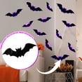 thumbnail image 5 of 16Pcs 3D Bats Stickers, Halloween Party Supplies Waterproof Scary Bats Wall Decals DIY Home Window Decor, 5 of 6