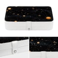 thumbnail image 4 of Constellation Pu Leather Jewelry Box Earring Organizer Travel Organizer with Removable Compartment Portable, 4 of 6