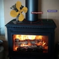 thumbnail image 4 of Ventidor de de Energía Térmica, Ventidor de Chimenea de 4 para Leña / Quemador / Chimenea, Ventidor de Ecoló - dorado perfecl Ventilador de chimenea, 4 of 8