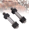 thumbnail image 4 of Lathe Double Head Screw Bolt, Top and Bottom Threaded Design High Speed Steel Mini Lathe Gear Double Head Bolt  Compatibility  for Machining, 4 of 7