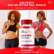 New Health Keto ACV Gummies Advanced Apple Cider Vinegar Supplement 1000MG 180 Gummies