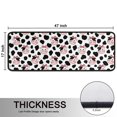 thumbnail image 5 of Cow and Bow White Pattern Anti Fatigue Kitchen Rugs Set Of 2, Non Slip Washable Decorative Floor Mats for Sink Laundry and Home Use, 17"x47", 5 of 5