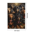 thumbnail image 4 of Dachshund Sausage Dogs Art Photography Backdrop 5x7Ft Background for Photo Studio Video Recording Birthday Party Wedding Home Decor, 4 of 8