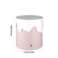 thumbnail image 3 of BAOPAI Desktop Trash Can Push Type Compact Size Keep Space Clean and Organized Small Wastebasket for Home Office Bedroom, 3 of 6